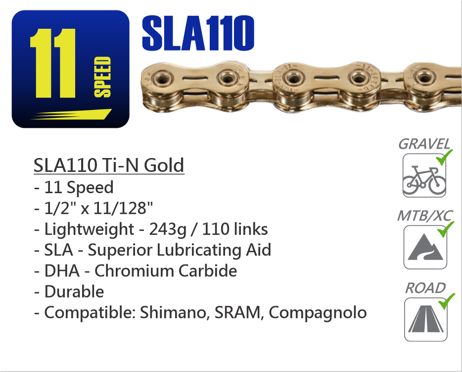 SLA110 Ti-N Gold