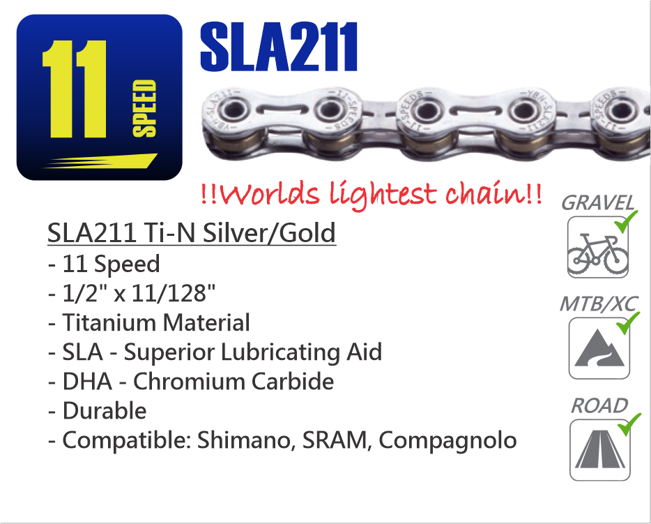 SLA211 Ti-N Silver gold